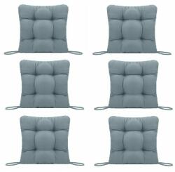 Palmonix Set Perne decorative pentru scaun de bucatarie sau terasa, dimensiuni 40x40cm, culoare Gri, 6 buc/set (per-grix6)
