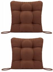 Palmonix Set Perne decorative pentru scaun de bucatarie sau terasa, dimensiuni 40x40cm, culoare Maro, 2 buc/set (per-marox2)