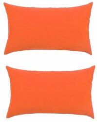 Palmonix Set doua perne decorative dreptunghiulare Mania Relax, din bumbac, 50x70 cm, culoare orange (per-dec-50x70-orangex2)