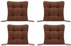 Palmonix Set Perne decorative pentru scaun de bucatarie sau terasa, dimensiuni 40x40cm, culoare Maro, 4 buc/set (per-marox4)