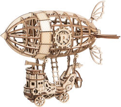 Robotime Puzzle 3D Dirijabil Steampunk, Lemn, 176 piese (TG407) - dego