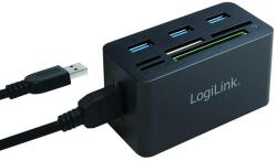 LogiLink Card Reader Logilink LOGILINK - USB 3.0 Hub with All-in-One Card Reader (CR0042)