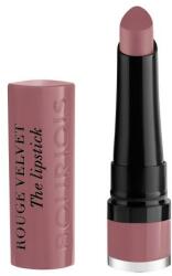 Bourjois Rouge Velvet The Lipstick ruj de buze 2, 4 g pentru femei 18 Mauve-Martre