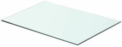 vidaXL Raft din sticlă transparentă, 50 x 30 cm (243821) Raft