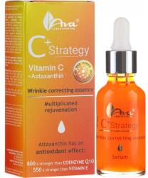 AVA Laboratorium Ser cu vitamina C pentru față - Ava Laboratorium C+ Strategy Wrinkle Correcting Essence Gel Serum 30 ml