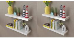 vidaXL Rafturi de perete, 4 buc. , alb, 60 cm (275997) - vidaxl Raft
