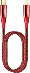 Mcdodo Cablu Type-C la Lightning Mcdodo Shark Series Red (PD, 1.2m, 20W, oprire automata) (CA-8561)