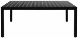 vidaXL Masă de grădină WPC, aluminiu, 185x90x74 cm, negru (42792)