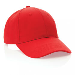 Everestus Sapca 6 panele, 21MAR2046, unisex, Ø 18.5 cm, marime universala adulti, Everestus, Bumbac, Rosu (EVE08-P453-304)