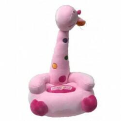 Knorrtoys Fotoliu din plus Giraffe Milva pink 2-6 ani (68550)