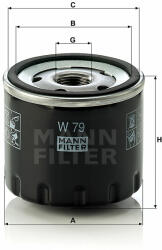 Mann-filter W79 olajszűrő