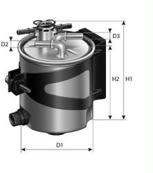 Valeo St6104valeo üzemanyagszűrő(vízérzékelős)