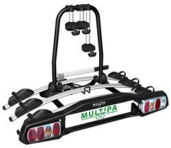 Multipa 3 vonóhorogra szerelhető kerékpártartó, 3 kerékpár (Dönthető)