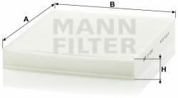 Mann-filter CU2545 pollenszűrő