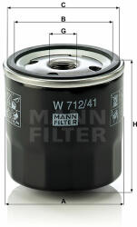 Mann-filter W71241 olajszűrő