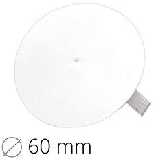 Avide Kör alakú tető kötődobozhoz (60 mm) fehér (CJBC60)