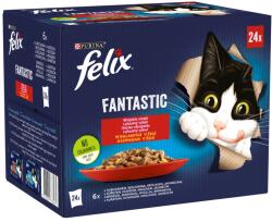 FELIX Fantastic - Selectie de carne: pui, vită, iepure, miel 24 x 85 g