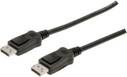 ASSMANN DisplayPort csatlakozókábel [1x DisplayPort dugó - 1x DisplayPort dugó] 1 m fekete