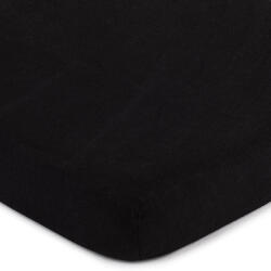 4Home Cearşaf de pat 4Home jersey, negru, negru, 160 x 200 cm