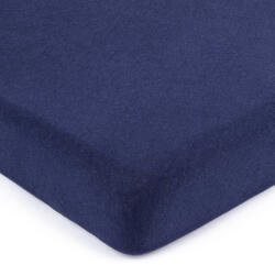 4Home Cearșaf de pat 4Home jersey albastru închis, 160 x 200 cm, 160 x 200 cm