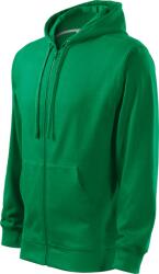 MALFINI Hanorac barbati Trendy Zipper, verde mediu (41016)