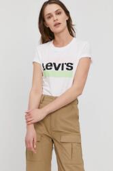 Levi's t-shirt fehér - fehér L - answear - 7 330 Ft