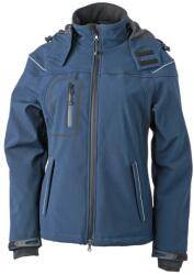 James & Nicholson Női softshell kabát JN1001 - Sötétkék | XL (1-JN1001-1707624)