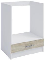 TEMPO KONDELA alsószekrény, tölgy sonoma/fehér, FABIANA S - 60KU