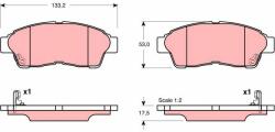 TRW set placute frana, frana disc TRW GDB3147 (GDB3147) - automobilus