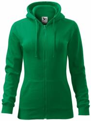 MALFINI Hanorac damă Trendy Zipper - Mediu verde | XS (4111612)