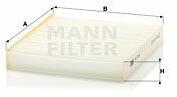 Mann-filter Filtru, aer habitaclu MANN-FILTER CU 2145 (CU 2145)