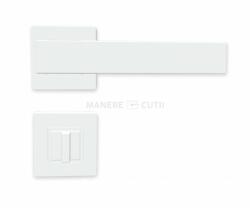 KĽUČKA KWADRO WC mâner pentru ușă alb Albă (2130K19281)