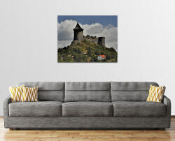  Somoskői Vár Egyrészes Vászonkép - 55cm X 40cm (419-420)