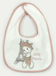 Bambino Casa Лигавник с бродерия Bambino Casa - Paris, Rosa (3012) - ozone