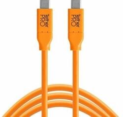 Tether Tools TetherPro USB-C apa - USB-C apa Összekötő kábel 4.6m - Narancs (CUC15-ORG)