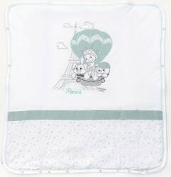 Bambino Casa Памучно одеяло с пълнеж Bambino Casa - Paris, Mint, 80 х 85 cm (3200) - baby