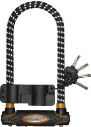 Master Lock U-lakat 280 x 110 x 13 mm, fekete, reflexcsíkos