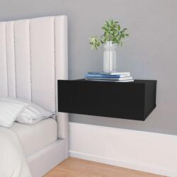 vidaXL Noptiere suspendate, 2 buc. , negru, 40x30x15 cm, PAL (800309)