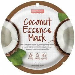 Purederm Mască cu extract de cocos pentru față - Purederm Coconut Essence Mask 18 g