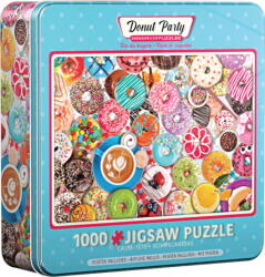 EUROGRAPHICS 1000 db-os puzzle fém dobozban - Donut Party (8051-5602) (8051-5602)