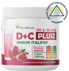  Viva Natura D+C Plusz Immun italpor - 160g - egeszsegpatika