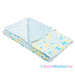 NEW BABY Gyermek pléd Minky New Baby kék 80x102 cm - babamarket - 7 550 Ft