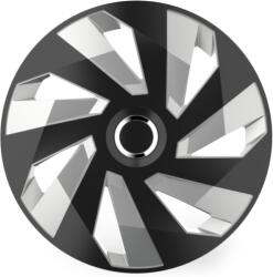 Versaco Dísztárcsa 14" Vector Ring Chrome Black & Silver (4 darabos garnitúra)