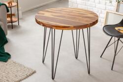 LuxD Design kerek étkezőasztal Elegant 80 cm Sheesham