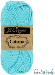 Scheepjes Catona 397 Cyan - ciánkék pamut fonal - 50gramm