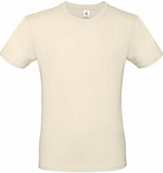 B and C Férfi rövid ujjú póló B&C #E150 T-Shirt -XL, Naturál