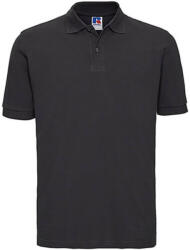 Russell Europe Férfi galléros póló rövid ujjú Russell Men's Classic Cotton Polo - 2XL, Fekete