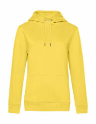 B&C Collection Női kapucnis hosszú ujjú pulóver B and C QUEEN Hooded /women XL, Sárga fizz