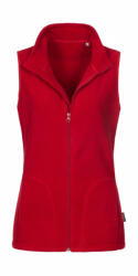 Stedman Női ujjatlan mellény Stedman Fleece Vest Women S, Piros
