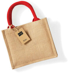 Westford Mill Speciális táska Westford Mill Jute Mini Gift Bag - Egy méret, Natural/Fényes Piros